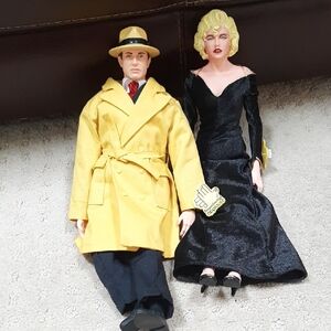 Dick Tracy And Breathless Mahoney Dolls